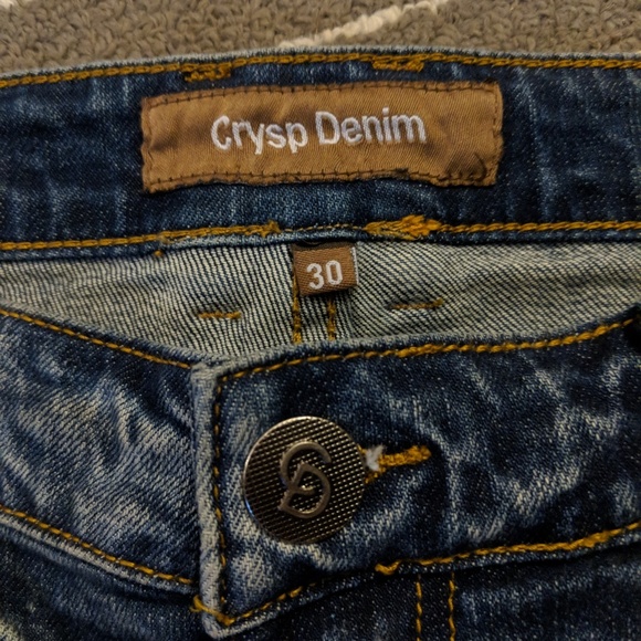 Crysp denim distressed mens skinny  jeans - Picture 3 of 6